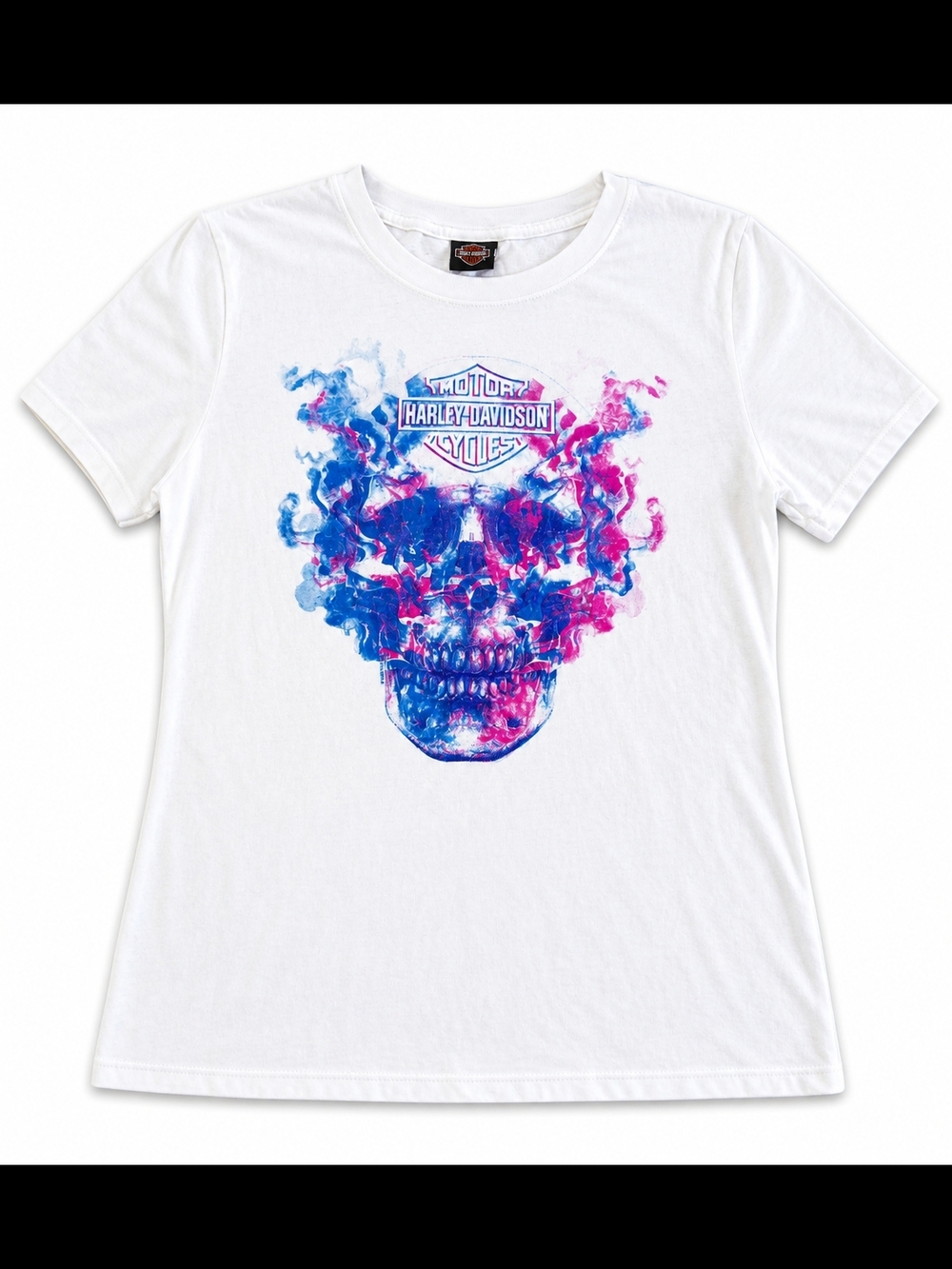 Harley-Davidson White Skull Graphic Tee - Women's - Picture 2 of 9